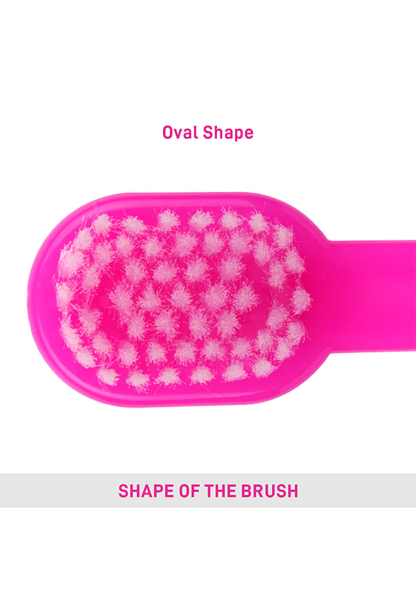 Vega Baby Hair Brush (India's No.1* Hair Brush Brand) with Soft Bristles for New Born Baby, Color May Vary, (9958) – thumbnail 4