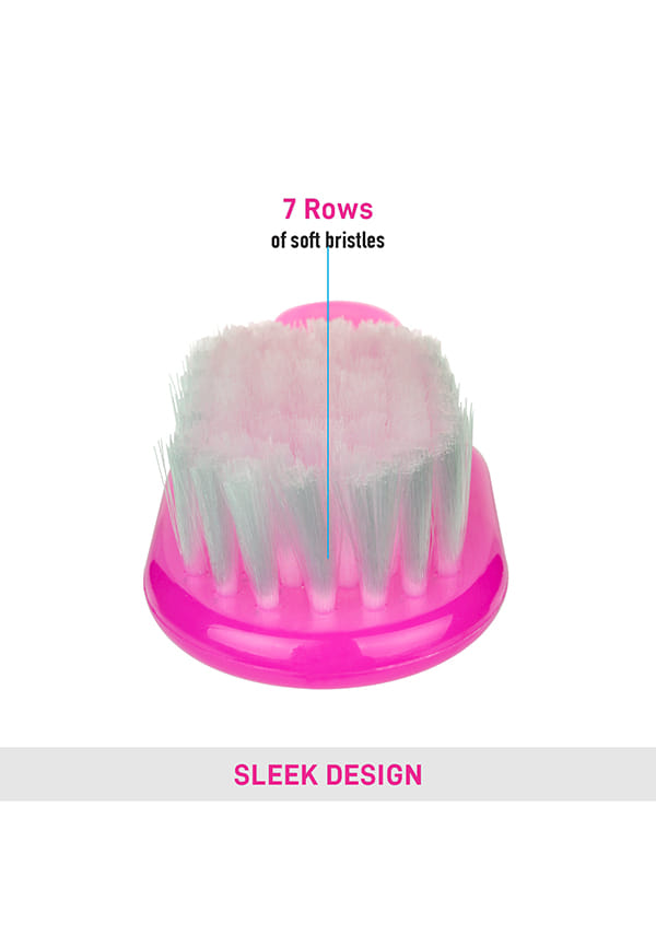 Vega Baby Hair Brush (India's No.1* Hair Brush Brand) with Soft Bristles for New Born Baby, Color May Vary, (9958) – thumbnail 5