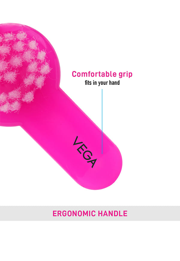 Vega Baby Hair Brush (India's No.1* Hair Brush Brand) with Soft Bristles for New Born Baby, Color May Vary, (9958) – thumbnail 6
