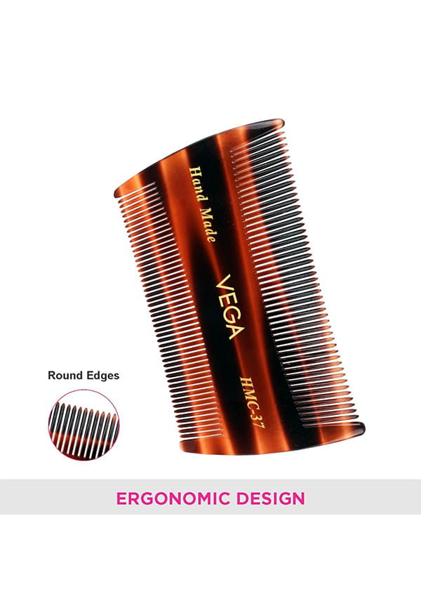 Vega Handcrafted Lice Hair Comb made with Cellulose Acetate (HMC-37) – thumbnail 5