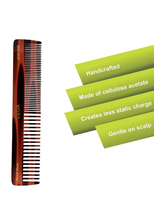 Vega Handcrafted Graduated Dressing Hair Comb (HMC-03D) – thumbnail 4
