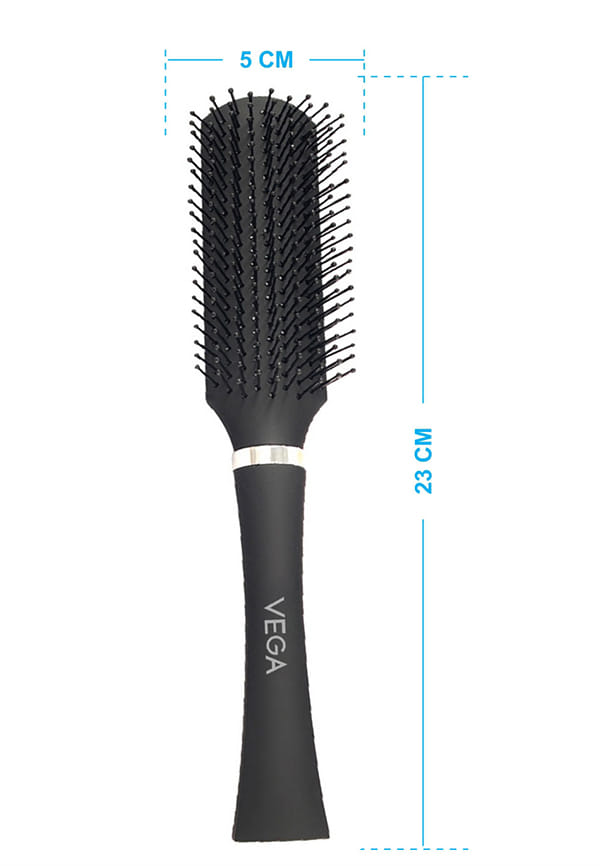 Flat Hair Brush (India's No. 1* Hair Brush Brand) for Men & Women (E5-FB N) – thumbnail 3