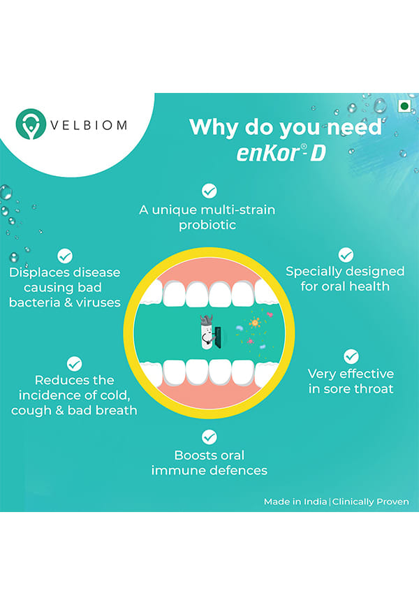 EnKor-D|For Oral Health|Prevents Sore Throat, Cough, Oral Infections|Prevents Bad Breath – thumbnail 6