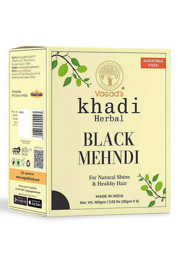 Khadi Ayurvedic Black Mehndi, Pack Size: 100 gm, for Personal at Rs  149/pack in Chennai