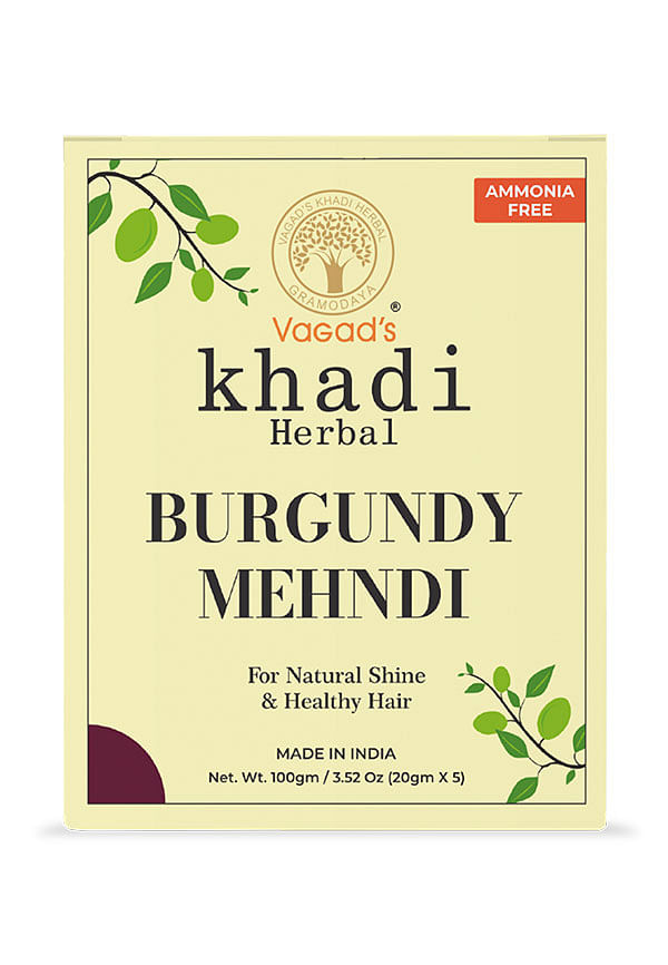 Buy Hindkush Henna Burgundy Hair Color Powder Shade Natural Hair Colour,  Burgundy (each-25g) - Pack of (5) Online at Low Prices in India - Amazon.in