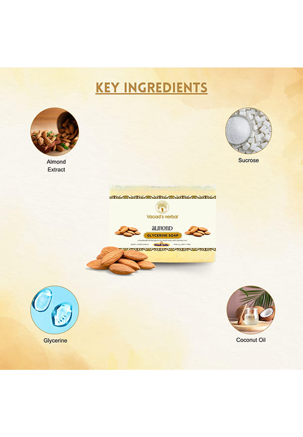 Khadi Almond Soap – thumbnail 4