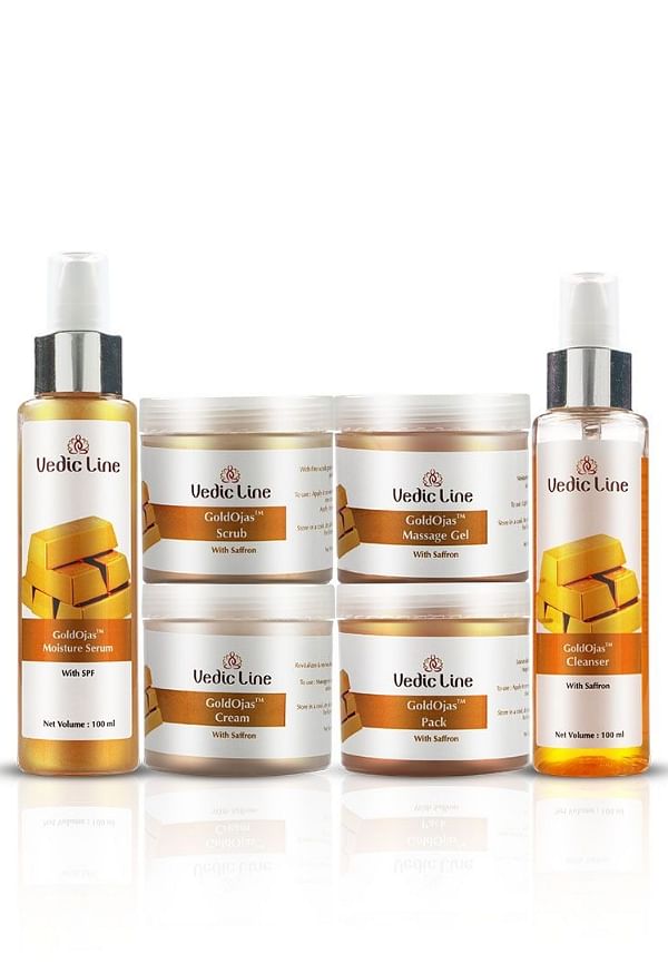 Gold Ojas Facial Kit For Skin Care, Ayurvedic concept of Rasayana Therapy