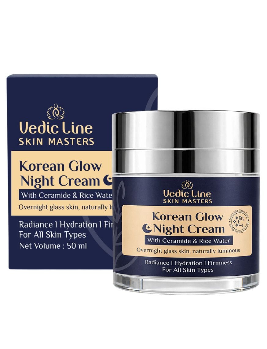 Korean Glow Night Cream with Ceramide & Rice Water