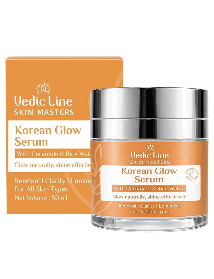 Korean Glow Serum with Ceramide & Rice Water Hydrating & Brightening Face Serum