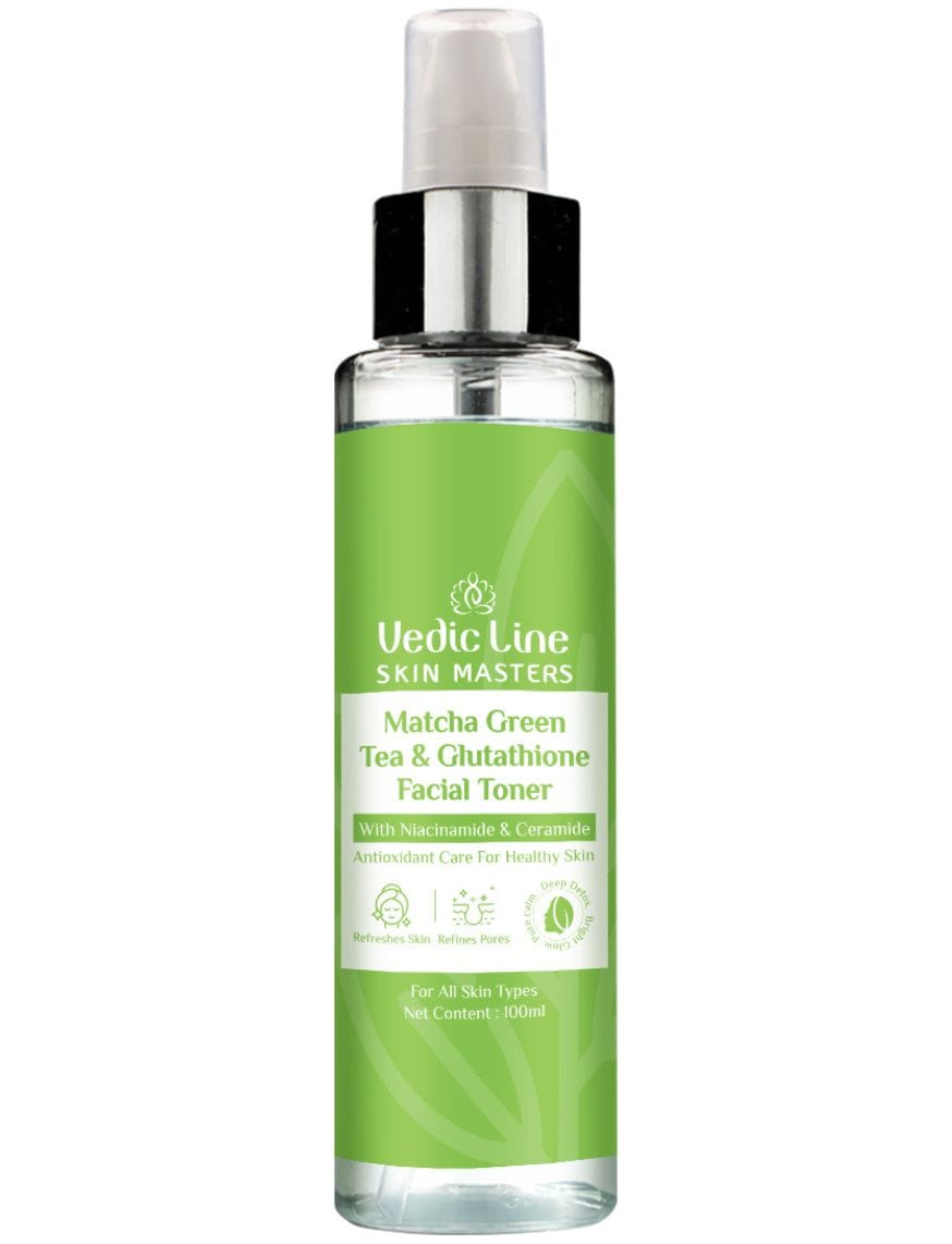 Matcha Green Tea & Glutathione Facial Toner with Ceramide & Hyaluronic Acid