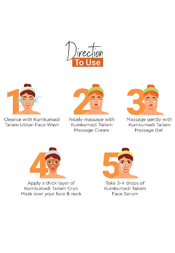 Kumkumadi Tailam Bridal Glow Kit helps Deep Clean Pores, Pull out impurities, and Fade Blemishes – thumbnail 4