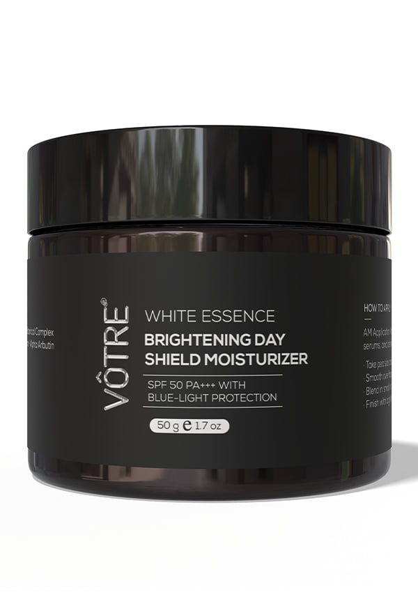 White Essence Brightening Day Moisturiser SPF 50 PA+++ | Nonapeptide-1, Kakadu Plum & Alpha Arbutin | For UV Protection, Radiance Enhancement & Daily Hydration | For Men & Women | 50g White Essence Brightening Day Moisturiser SPF 50 PA+++ | Nonapeptide-1, Kakadu Plum & Alpha Arbutin | For UV Protection, Radiance Enhancement & Daily Hydration | For Men & Women | 50g