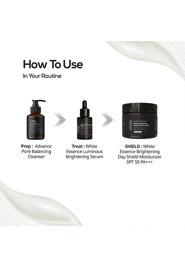 White Essence Brightening Day Moisturiser SPF 50 PA+++ | Nonapeptide-1, Kakadu Plum & Alpha Arbutin | For UV Protection, Radiance Enhancement & Daily Hydration | For Men & Women | 50g – thumbnail 3
