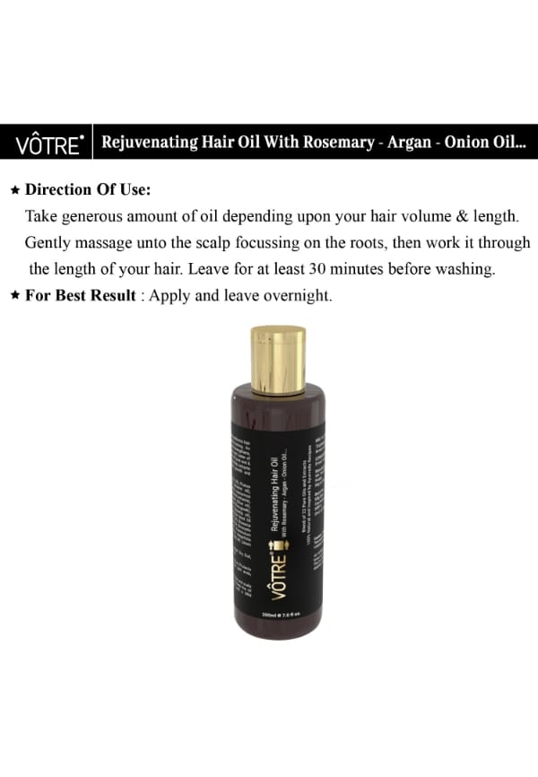 Rejuvenating Hair Oil "With Rosemary & Argan Oil" – thumbnail 3