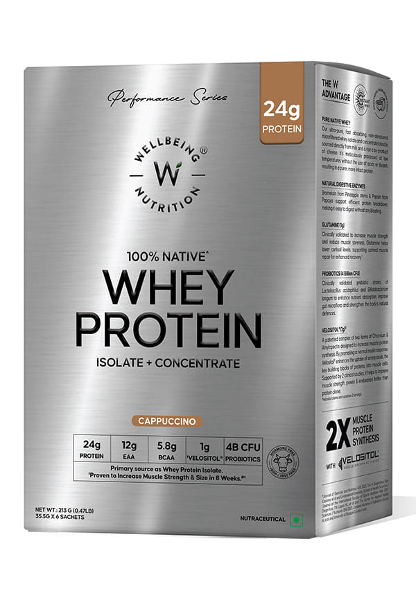 Whey Protein Isolate + Concentrate (Cappuccino)