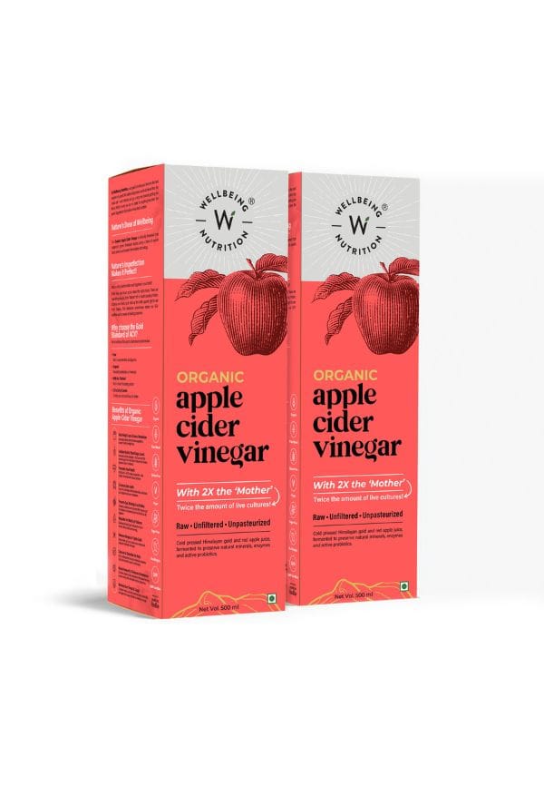 Usda Organic Apple Cider Vinegar With 2X Mother (Pack Of 2)