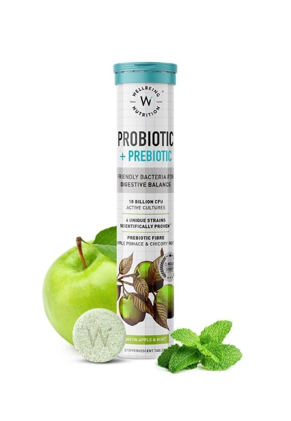 Probiotic + Prebiotic - Complete Digestive Balance - 21 Efferversant Tablets