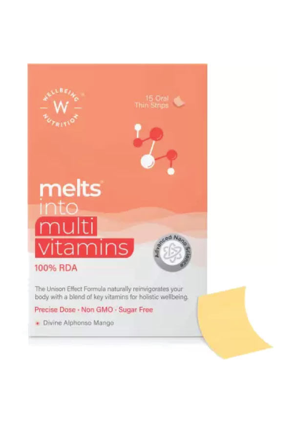 Melts Complete Plant Based Multivitamin with 100 RDA of Vitamin A