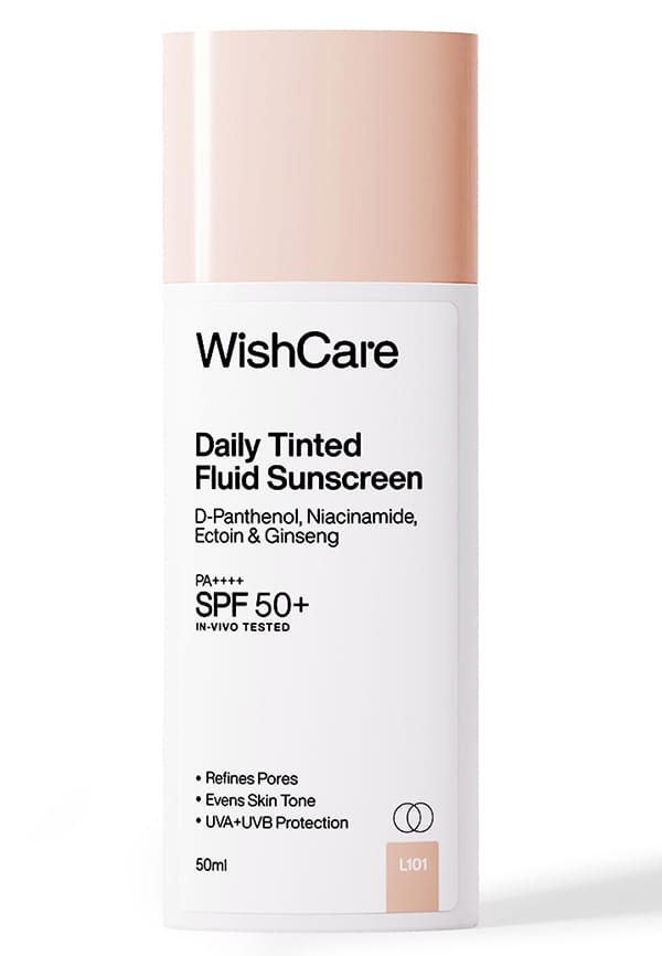 Daily Tinted Fluid Sunscreen SPF50PA++++| All Skin Type | InVivo Tested