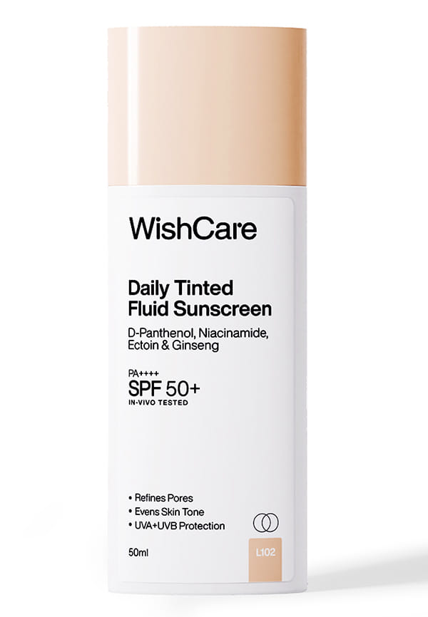 Daily Tinted Fluid Sunscreen SPF50PA++++| All Skin Type | InVivo Tested