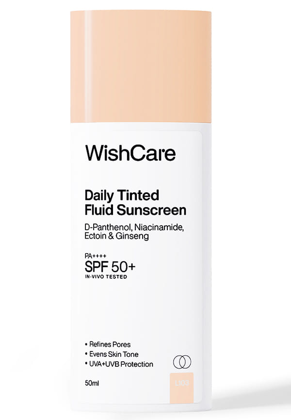Daily Tinted Fluid Sunscreen SPF50PA++++| All Skin Type | InVivo Tested