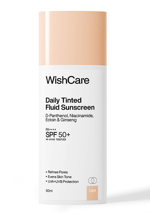 Daily Tinted Fluid Sunscreen SPF50PA++++| All Skin Type | InVivo Tested