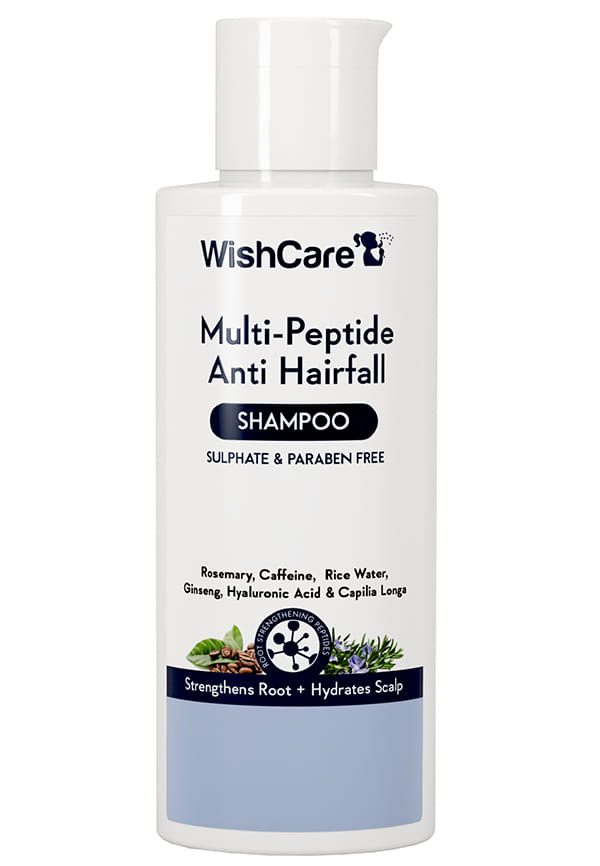 Multi Peptide Rice Water Anti Hairfall Shampoo - Rosemary, Capilia Longa, HA & Caffeine