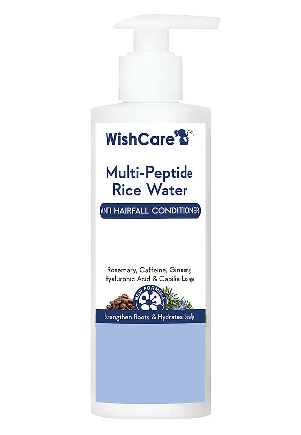 Multi Peptide Rice Water Anti Hairfall Conditioner - Rosemary, Capilia Longa, HA & Caffeine