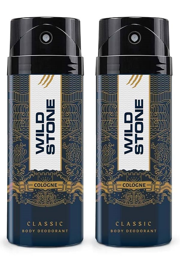 Classic Cologne, Leather and Musk Deodorant Combo for Men, Pack of 3 (225ml each)