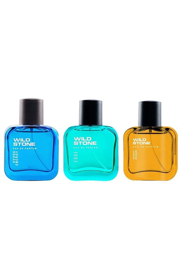 Edge, Hydra Energy and Night Rider Long Lasting Eau de Parfum for Men