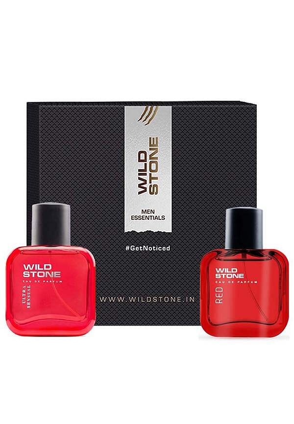 Gift Hamper with Red and Ultra Sensual Long Lasting Perfume for Men