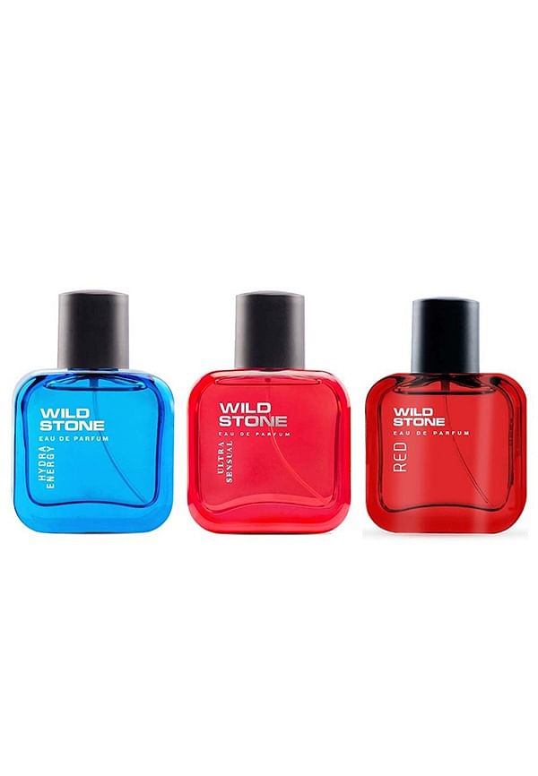 Hydra Energy, Red and Ultra Sensual Long Lasting Perfume for Men