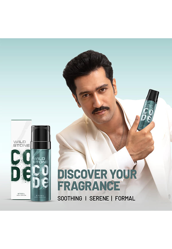 CODE Steel and Copper Long Lasting No Gas Body Perfume for Men – thumbnail 5