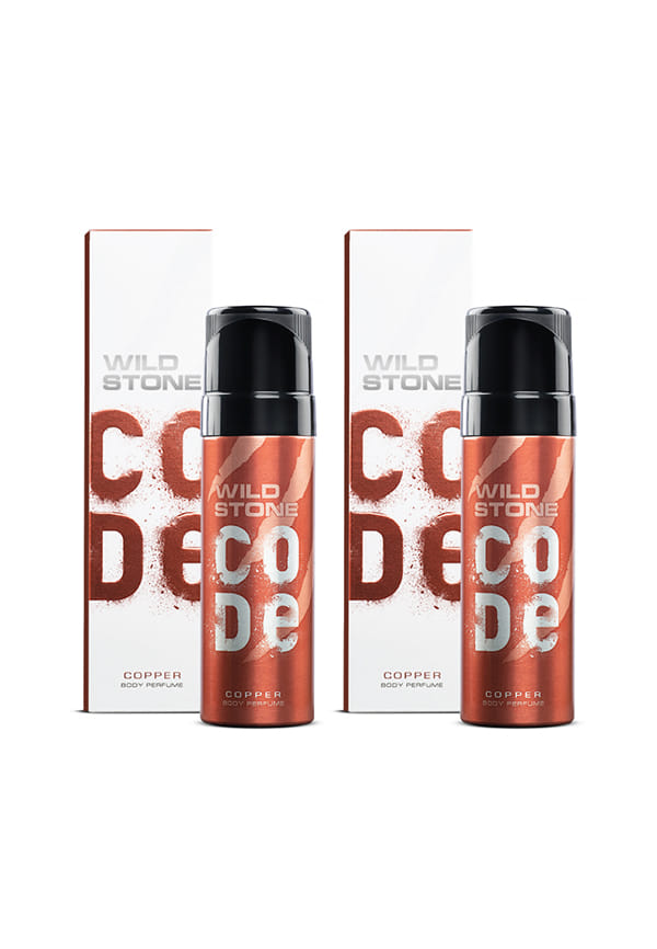 CODE Copper Long Lasting No Gas Body Perfume for Men