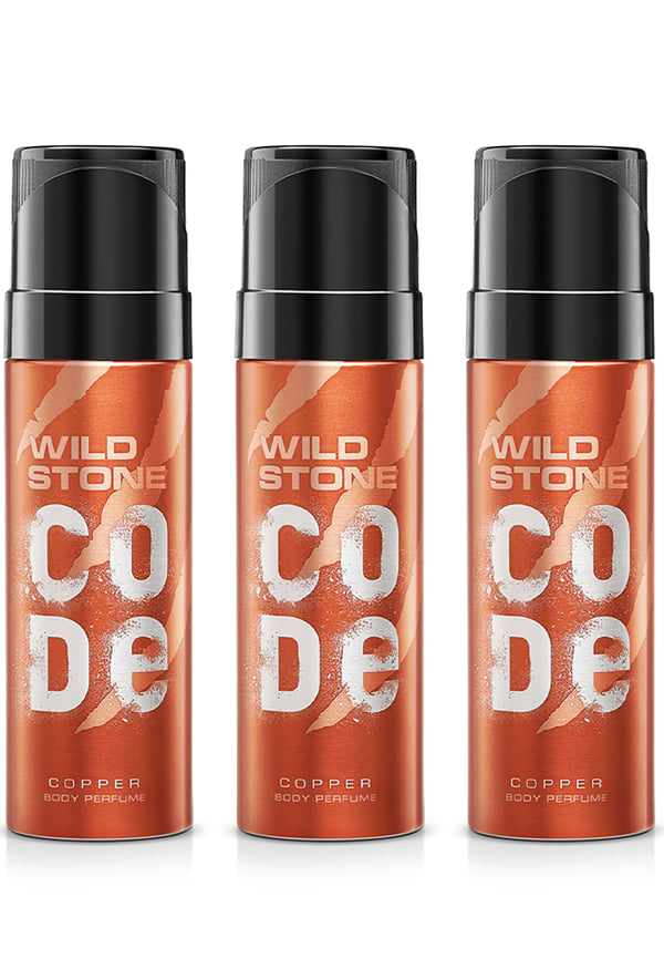 CODE Copper Long Lasting No Gas Body Perfume for Men CODE Copper Long Lasting No Gas Body Perfume for Men