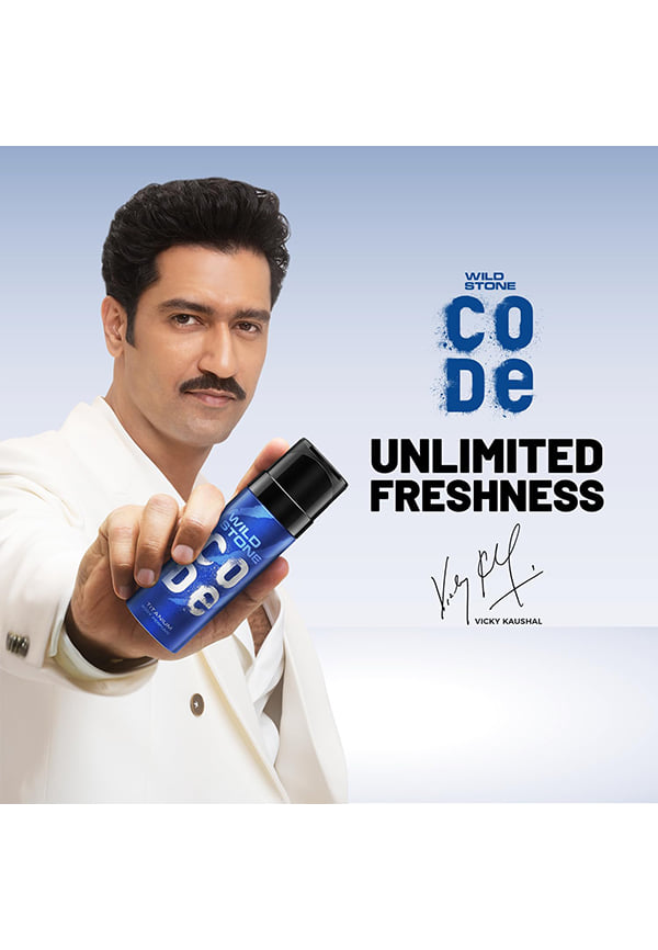 CODE Titanium Long Lasting No Gas Body Perfume for Men – thumbnail 4