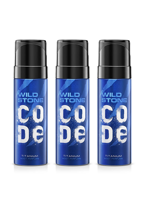 CODE Titanium Long Lasting No Gas Body Perfume for Men CODE Titanium Long Lasting No Gas Body Perfume for Men