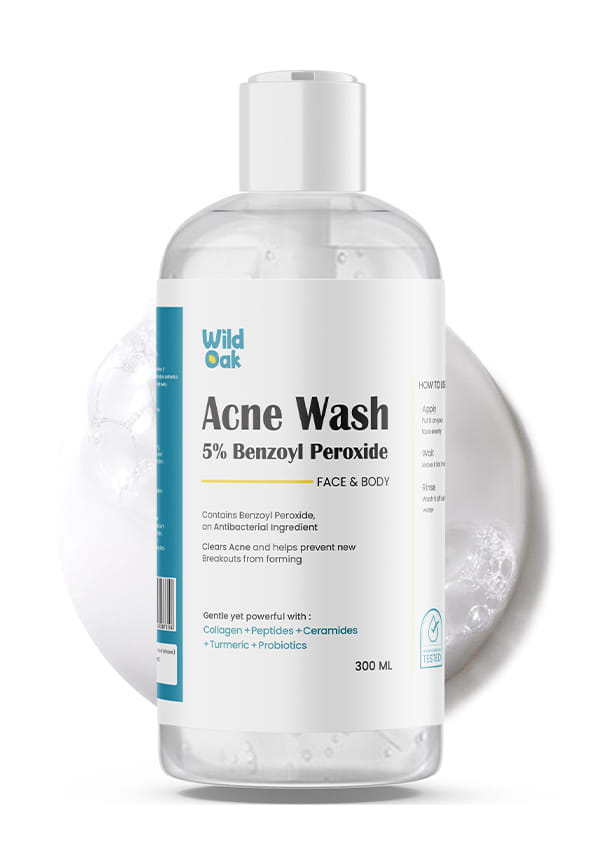 5% Benzoyl Peroxide Acne Wash for Face & Body