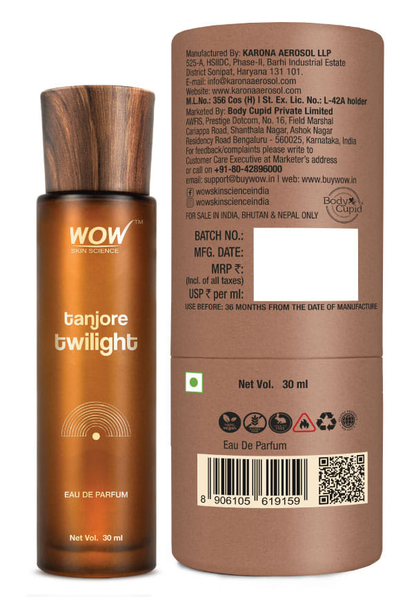 Eau De Parfum Tanjore Twilight - Floral And Sultry All Day Fragrance – thumbnail 2