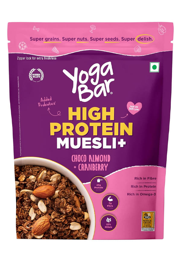 High Protein Muesli Choco Almond & Cranberry