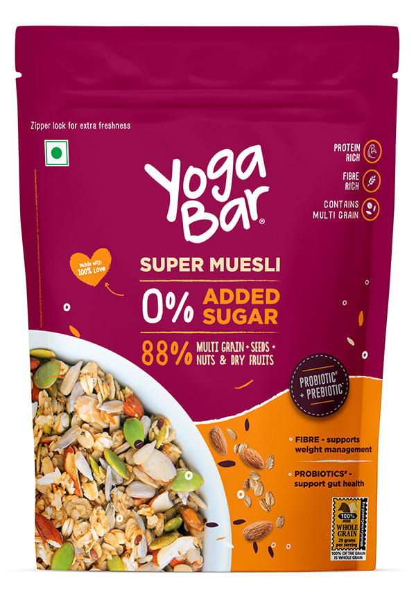 Yoga Bar Super Muesli |Nuts and Seeds |0% Added Sugar |400g Yoga Bar Super Muesli |Nuts and Seeds |0% Added Sugar |400g