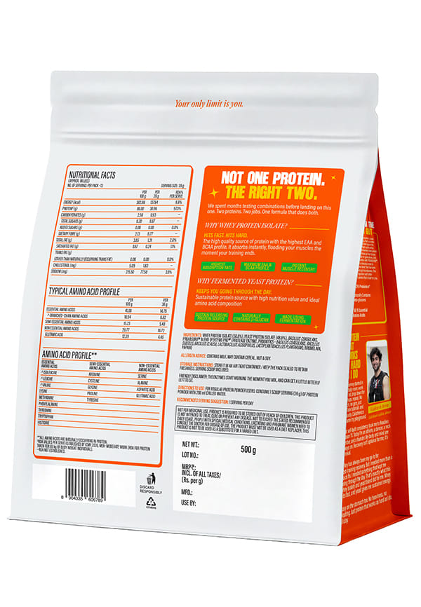 Ultimate Whey with Fermented Yeast Protein, Unflavored – thumbnail 2