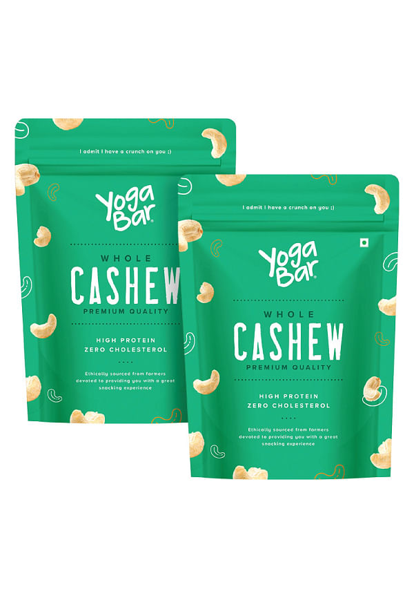 Buy Yogabar 200g Cashews  100% Natural Premium Whole Cashews