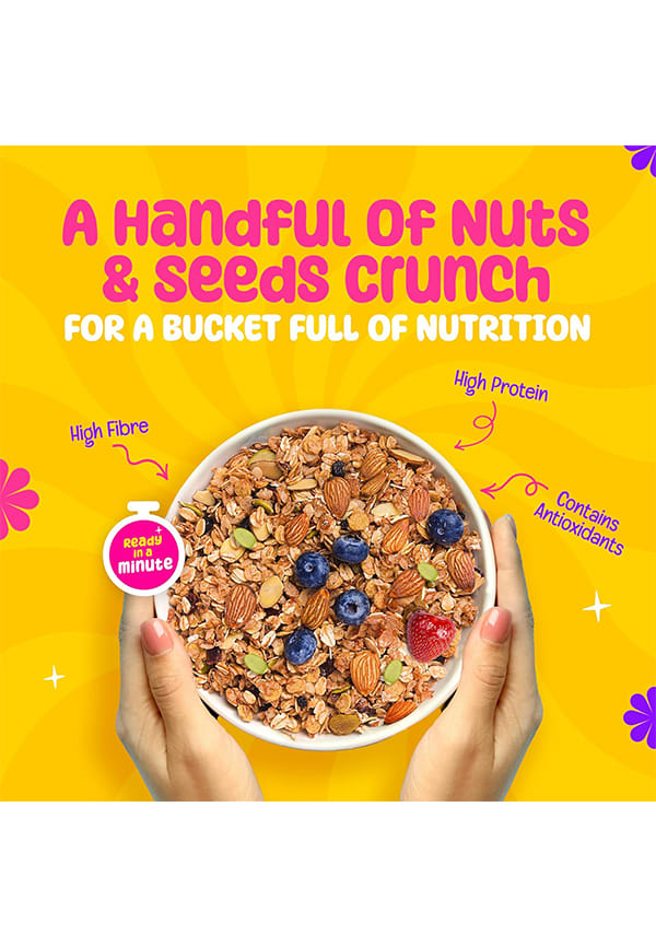 Fruit & Nut Muesli, Super Save Pack, Wholegrain Breakfast, High Fiber Pouch – thumbnail 4
