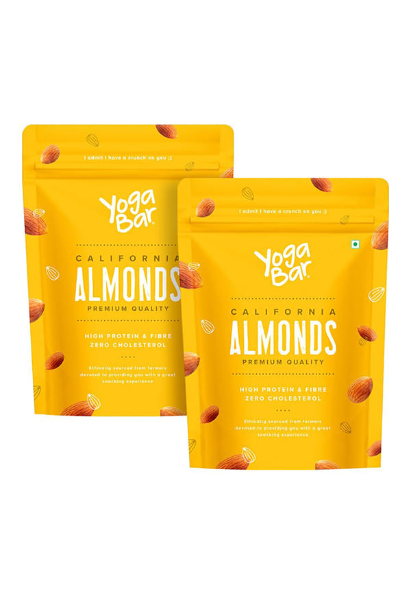 Almonds Value Pack| 100% Premium California Dried Almonds(Pack of 2)