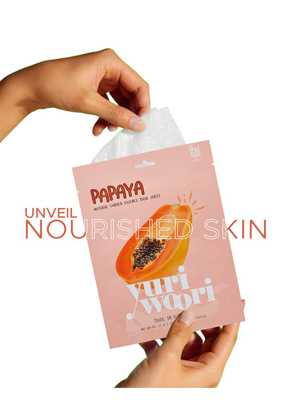Natural Garden Essence Mask Sheet Papaya – thumbnail 4