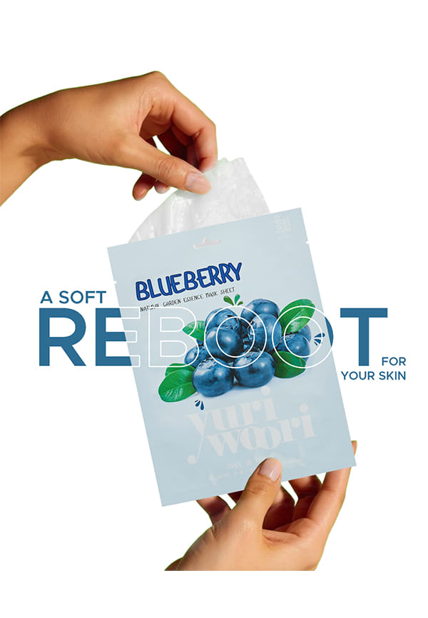 Natural Garden Essence Mask Sheet Blueberry – thumbnail 2
