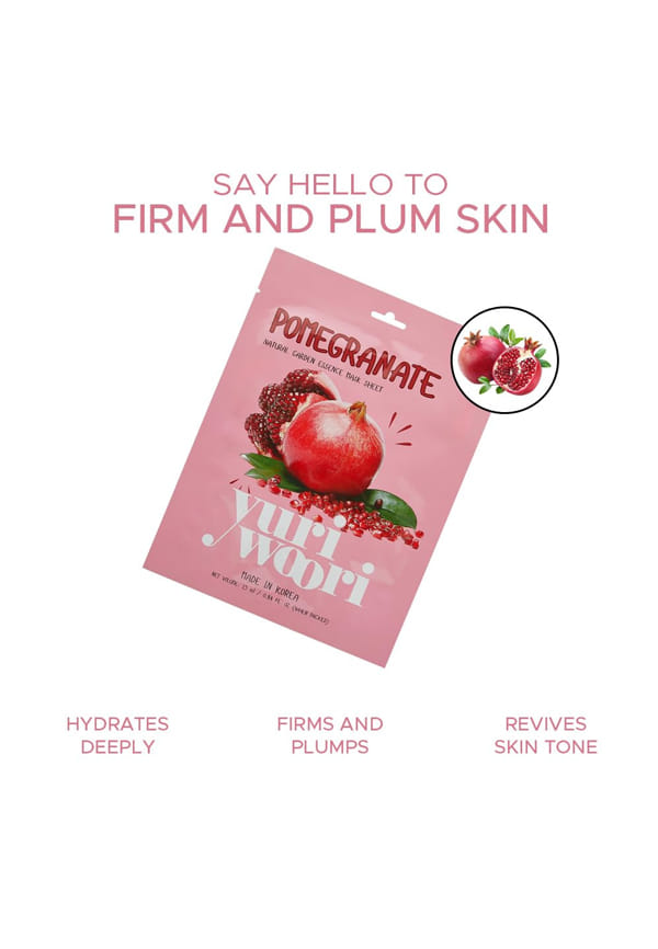 Natural Garden Essence Mask Sheet Pomegranate – thumbnail 2