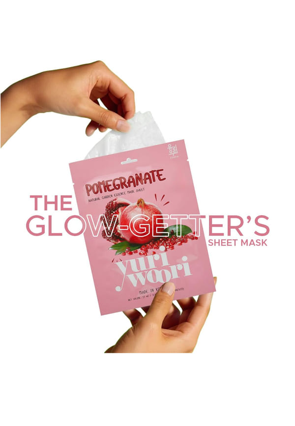 Natural Garden Essence Mask Sheet Pomegranate – thumbnail 4