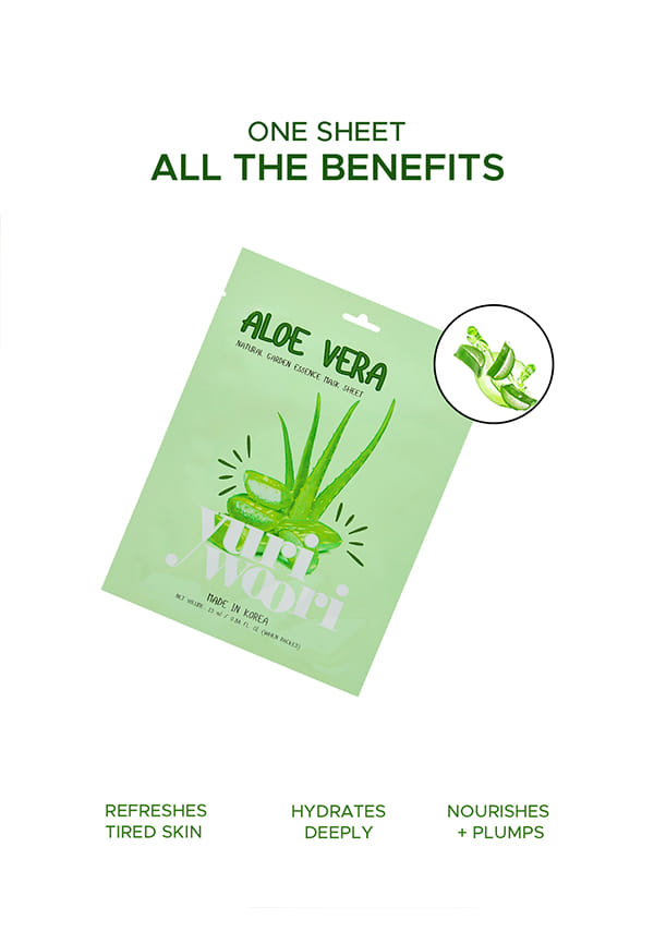 Natural Garden Essence Mask Sheet Aloe Vera – thumbnail 2